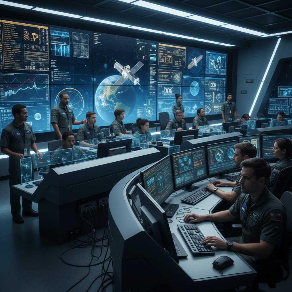 Инженеры в центре управления полетами NASA, анализирующие данные телескопа Swift после возобновления его научной миссии.